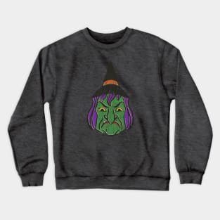 1950s Halloween Witch Crewneck Sweatshirt